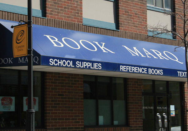 Storefront of the Book Marq at Marquette University