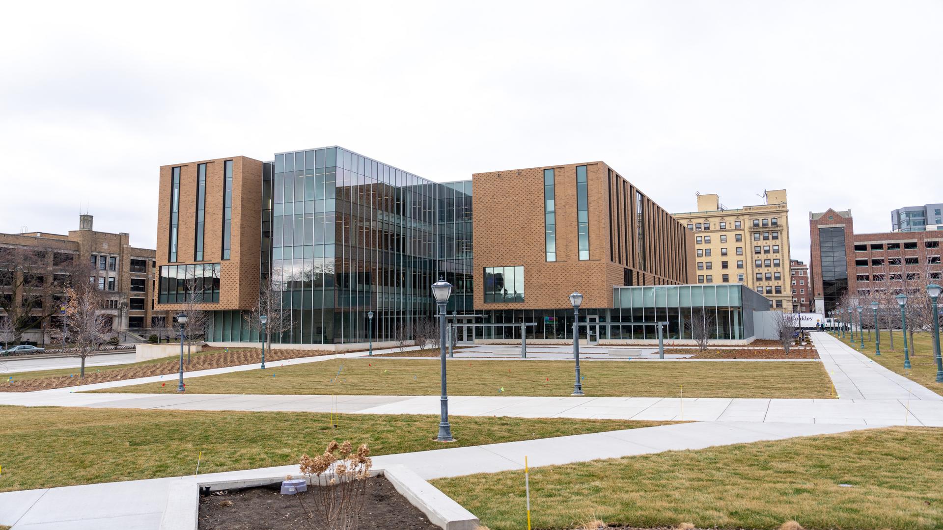 A picture of O'Brien Hall, the new home of Marquette Business.