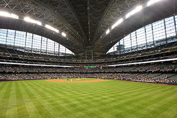 American Family Field, home of Major League Baseball's Milwaukee Brewers.